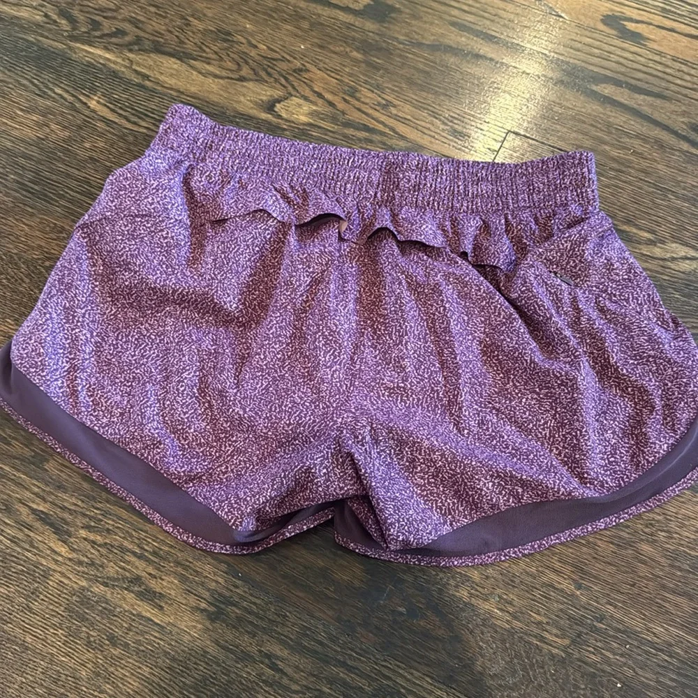 Athleta Printed Mesh Racer Run Short 4” - Picture 5 of 8